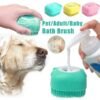 634d43a5-5040-40d6-a1ad-b31ca170060e.jpg Silicone Dog Bath Gloves with Massage Brush – Grooming, Shampoo Dispenser & Pet Cleaning Tool